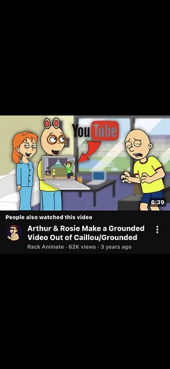 Arthur & Rosie Make a Grounded Video Out of Caillou