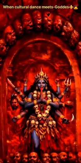 When cultural dance meets-Goddes⚜️🙇❣️ #viral #trending