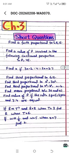 Math Class 10th Chapter 3important short Long Questions#Exam2026 #warzone#Class10
