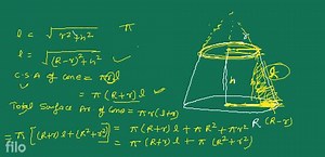 Frustam formullas proof easy way... | Filo