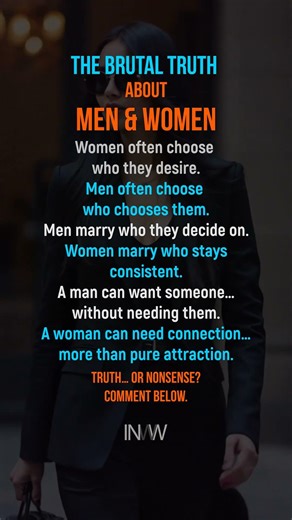 Why Men & Women Love Differently #self-improvement #wisdom #thoughts #tips