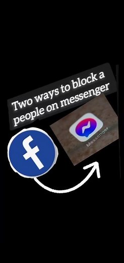 How to block a people on messenger ¦two ways to block a someone on messenger¦ 2023