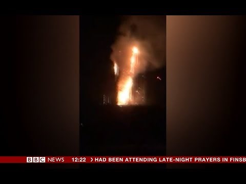 Moment Firefighters First See Grenfell Tower Fire