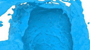 Light Blue Paint Splashing Into Screen Stock Footage Video (100% Royalty-free) 11786228 | Shutterstock