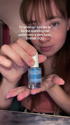 Sparkling Nail Polish Over Dark Base: How to Get the Perfect Look