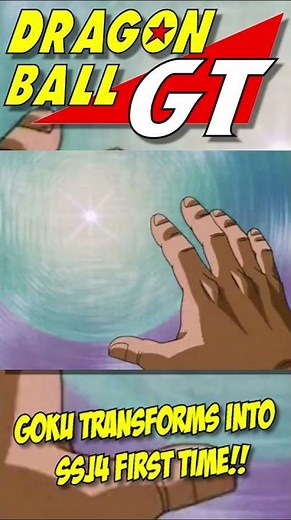 Goku TRANSFORM into SSJ4 FIRST TIME!! | DRAGON BALL GT! [TRANSFORM] #dragonballgt #anime