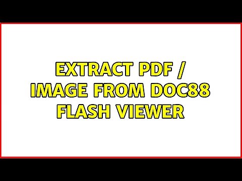 Extract pdf / image from doc88 Flash viewer (2 Solutions!!)