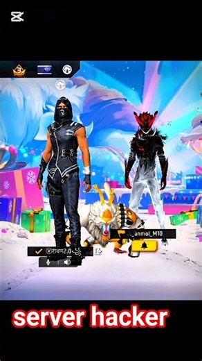 ☠️ free fire server hacker || cowbell goth ||| #freefireindia #ff