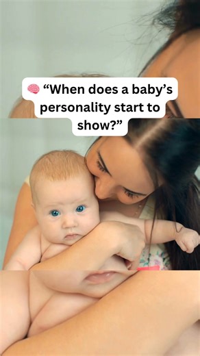 🧠 “When does a baby’s personality start to show?” You might be surprised — it starts earlier than most people think! 💡 From the very first weeks, babies begin giving you tiny glimpses into who they are. Whether they love being cuddled, respond to voices, or stay calm during chaos — it’s all part of their personality puzzle. 🧩 👶 0–2 months: You’ll notice if your little one is calm, sensitive, or alert — early signs of temperament. 🍼 2–6 months: Some babies giggle with everyone, others take t