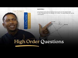 How To Solve Analytical Geometry Questions | SACAI 2025 Maths P2 Question 2 | High Order Questions