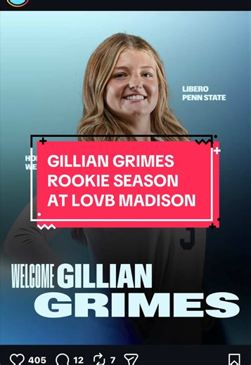 Gillian Grimes gets picked up by @LOVB Madison Volleyball ! Love seeing AMERICAN liberos get their chances!🔥🔥 #pennstatevolleyball #lovb #leagueone #provolleyball