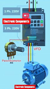 84K views · 1K reactions | Potentiometer connection with VFD #electrician #electricidad #electronicmusic #electrical #electronics #electricianlife #electric #electricity #reelsfbシ #reelsvideoシ #reelsviralシ #reelsfb #reelsviral #reelsvideos #reelstrending | 퐄퐥퐞퐜퐭퐫퐨퐧퐢퐜 퐂퐨퐦퐩퐨퐧퐞퐧퐭퐬 | Facebook
