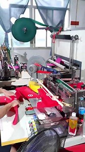 Fully Automatic Bag Making Machine Starts Working #factory#machine #sewing #paperbag #custom