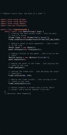 java swing gui #java #showcase