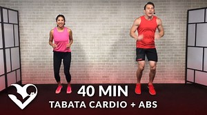 40 Minute Tabata Cardio Workout and Abs - HASfit - Free Full Length Workout Videos and Fitness Programs