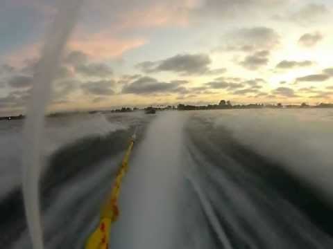 towing a tube with waverunner