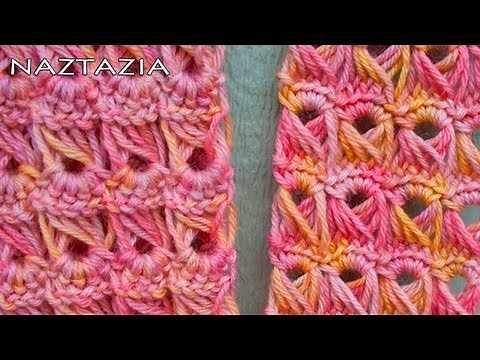 HOW to CROCHET BROOMSTICK LACE SCARF - DIY Tutorial for Peacock Peruvian Jiffy Lace Infinity