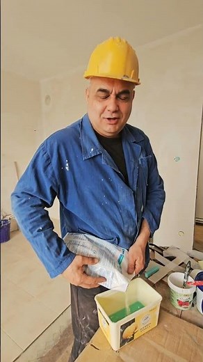 Зелен гипс за шпакловка на таван от влагоустойчив гипсокартон в баня!