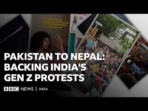Why young people across South Asia are backing India's student protests | BBC News India