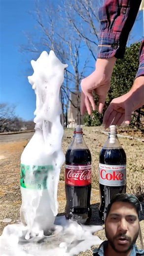 Sprite Vs Coke explosion😱#shorts #mentosandcoke #viral #experiment