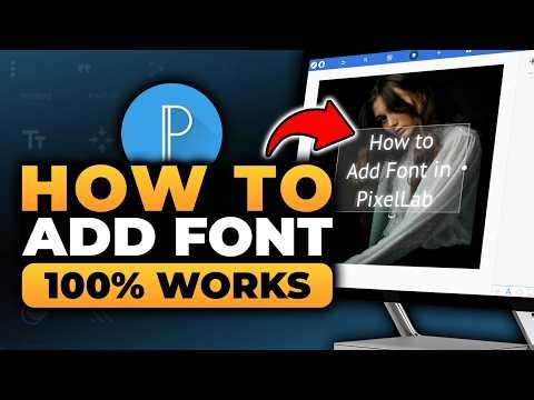How To Add Font in PixelLab (FAST & EASY) | 100% WORKS | NO Yapping, To The Point!