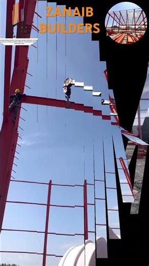 Fruot gold chain erection #zanaibbuilders #buildingservicesengineering #pebstructure #life #peb