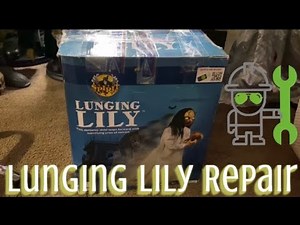 Lunging Lily Repair Video - Spirit Halloween Animatronic Prop - Tekky Toys