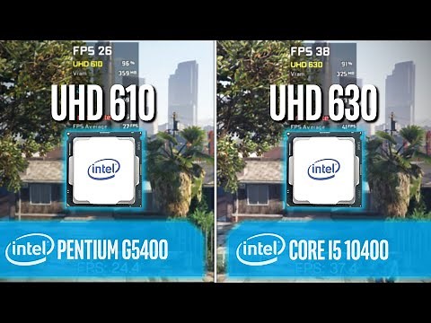 Intel UHD 610 vs UHD 630 - Test in 7 Games