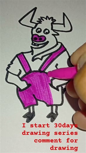 How to draw a bull easy drawing with pencil #drawing #drawingreferences #instadraw #animalsketching