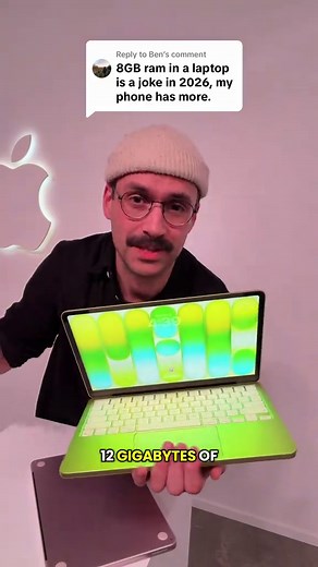 Replying to @Ben fun fact: up untill a few months ago I daily drove an 8gb ram MacBook Air as a creative professional. Never had a single issue