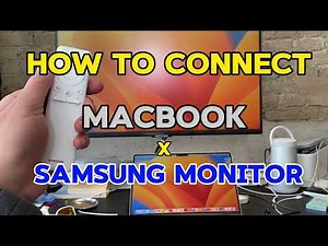 How to CONNECT MacBook to Samsung Monitor
