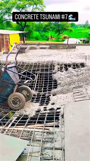 CONCRETE TSUNAMI #7 🌊 #construction