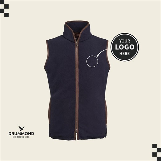 Brook Taverner Cincinnati Fleece Gilet | Custom Embroidered Workwear | Personalised Logo Gilet | Business & Teamwear Uniform - Etsy UK