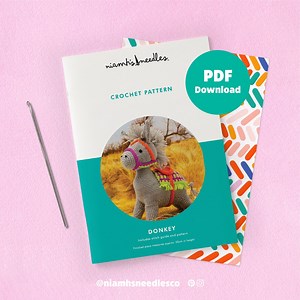 Crochet Donkey Pattern | Digital Download PDF Instructions | Fun Character Crochet Template | Niamhsneedles - Etsy