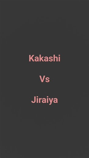 kakashi vs jiraiya 🔥🔥