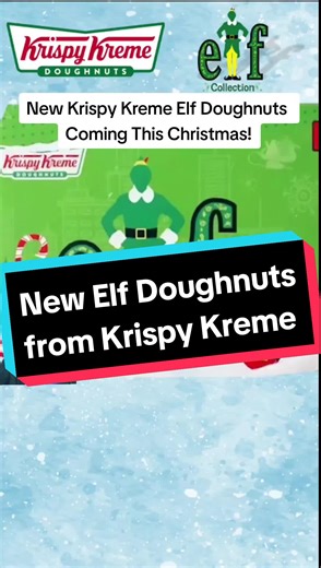 These Elf doughnuts from Krispy Kreme are just perfect for Christmas and I just love the Buddy Makes Breakfast doughnut - it looks perfect! Are you going to give these a try? #krispykreme #krispykremedoughnuts #krispykremedonuts #elfmovie #buddytheelf #donuts #doughnuts #krispykream #christmastreats #ineedthis
