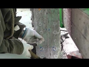 耐震補強 学校耐震 校舎 鉄骨ブレース 鉄骨ブレス ケガキ ポンチ 穴あけ 江東区 小平市 小金井市 武蔵野市