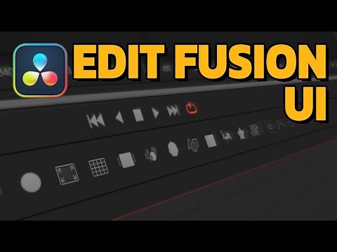 Custom Fusion Toolbar DaVinci Resolve 18