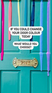 Magic wand time, what door colour would you choose if you had to change today? (Colour inspo paints below) Spearmint Green - Grass Green by Dulux Heritage Hot Pink - Mischief by Little Greene Coral - Red Clover by Victory Colours Candy Floss - Hyogo by GoodHome (colour match to an exterior paint) Persian Blue - Mambo by Little Greene Paprika - Bronze Red by Little Greene Arsenic- Green Verditar by Little Greene Lilac - petal perfection by Dulux Weathershield #paint #doorcolors #frontdoorpaint #m