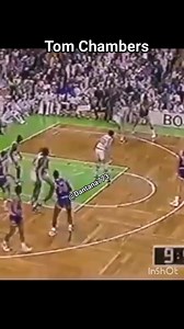 TOM CHAMBERS Reverse DUNK on Larry Bird and the Celtics in 1990.#foryou #nba #90s #tomchambers #highlightdunk #sports #basketball #nbahistory #Dantana773 #vintagehoops | iam_dantana773