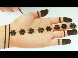 mehndi design front hands | Trick mehndi design | Simple full hand mehndi design | Just mehndi
