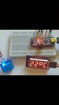 Arduino Temperature & humidity Sensor with TM1637