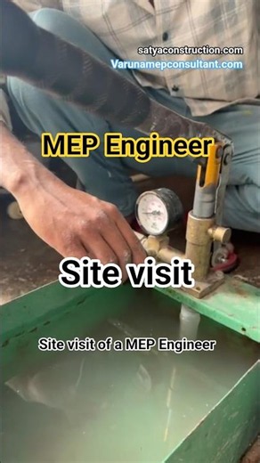 Site visit of a MEP Engineer #mep #mepengineering #mepdesign #plumbing #firesafety #electrical