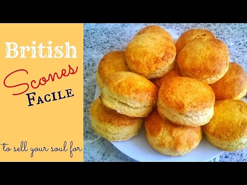Made in... Angleterre - Les SCONES FACILE à faire!
