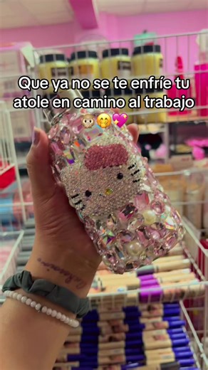 Termo de hello kitty bling bling ✨✨💖 #termo #hellokitty #blingbling #fyp #hellokittylover #parati #lonecesitas #cosasquenecesitas #viral | Cosméticos G&G