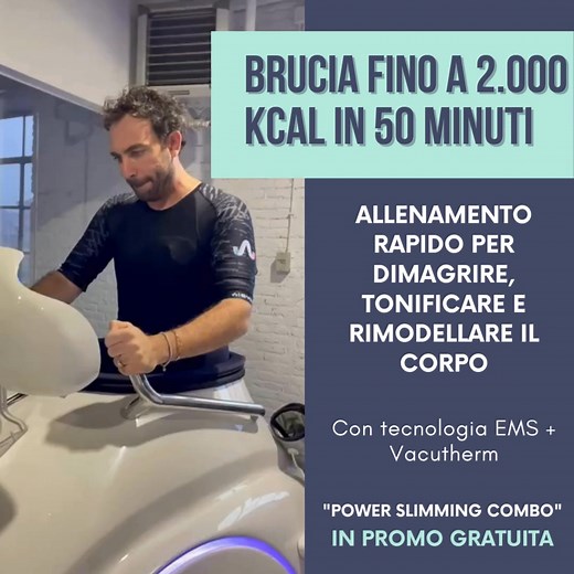 ⭕️ Vai a correre, eviti dolci e fritture... eppure quella pancia è sempre lì. Fastidiosa, ostinata, come se non volesse andarsene mai. Devi rassegnarti alle tue rotondità o c’è un modo davvero efficace per ritrovare la forma ideale e la tonicità? A Torino c’è un metodo che ti permette di reagire una volta per tutte: ▪ brucia fino a 2.000 kcal in soli 50 minuti ▪ riattiva il metabolismo brucia grassi anche mentre sei fermo ▪ lavora “silenziosamente” senza costringerti a diete punitive e ore di no