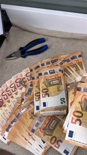 Counting & crinkling euro notes.. juste for the sound. pure asmr vibes no real #fyp #funny #europe
