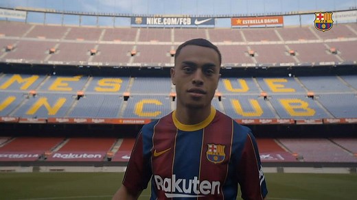 🇺🇸 The American Dream in Barcelona. 🔵🔴 Sergiño Dest, welcome to Barça! 👋¡Bienvenido! Benvingut 🇺🇸 #DE2TCuler | FC Barcelona