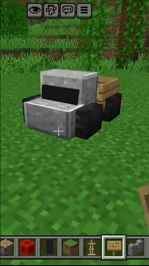 🚗 Working Car in Minecraft Bedrock! 😱 #shorts