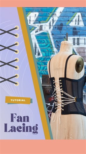 Maddie Kulig on Instagram: "𝗙𝗮𝗻 𝗟𝗮𝗰𝗶𝗻𝗴 𝗮 𝗖𝗼𝗿𝘀𝗲𝘁: 𝗔 𝗚𝘂𝗶𝗱𝗲 𝗳𝗼𝗿 𝘁𝗵𝗲 𝗠𝗼𝗻𝗲𝘁 𝗠𝗲𝗿𝗿𝘆 𝗪𝗶𝗱𝗼𝘄 ✂️ Corset lacing isn’t only about keeping everything in place—it’s also a chance to add a little flair to your corset. Enter 𝗳𝗮𝗻 𝗹𝗮𝗰𝗶𝗻𝗴: a technique that’s equal parts stylish and functional. Whether you’re after an easier way to lace up, a unique design detail, or both, fan lacing has you covered (𝘵𝘩𝘰𝘶𝘨𝘩 𝘧𝘢𝘪𝘳 𝘸𝘢𝘳𝘯𝘪𝘯𝘨—𝘵𝘩𝘦 𝘪𝘯𝘪𝘵𝘪𝘢𝘭 𝘴𝘦𝘵